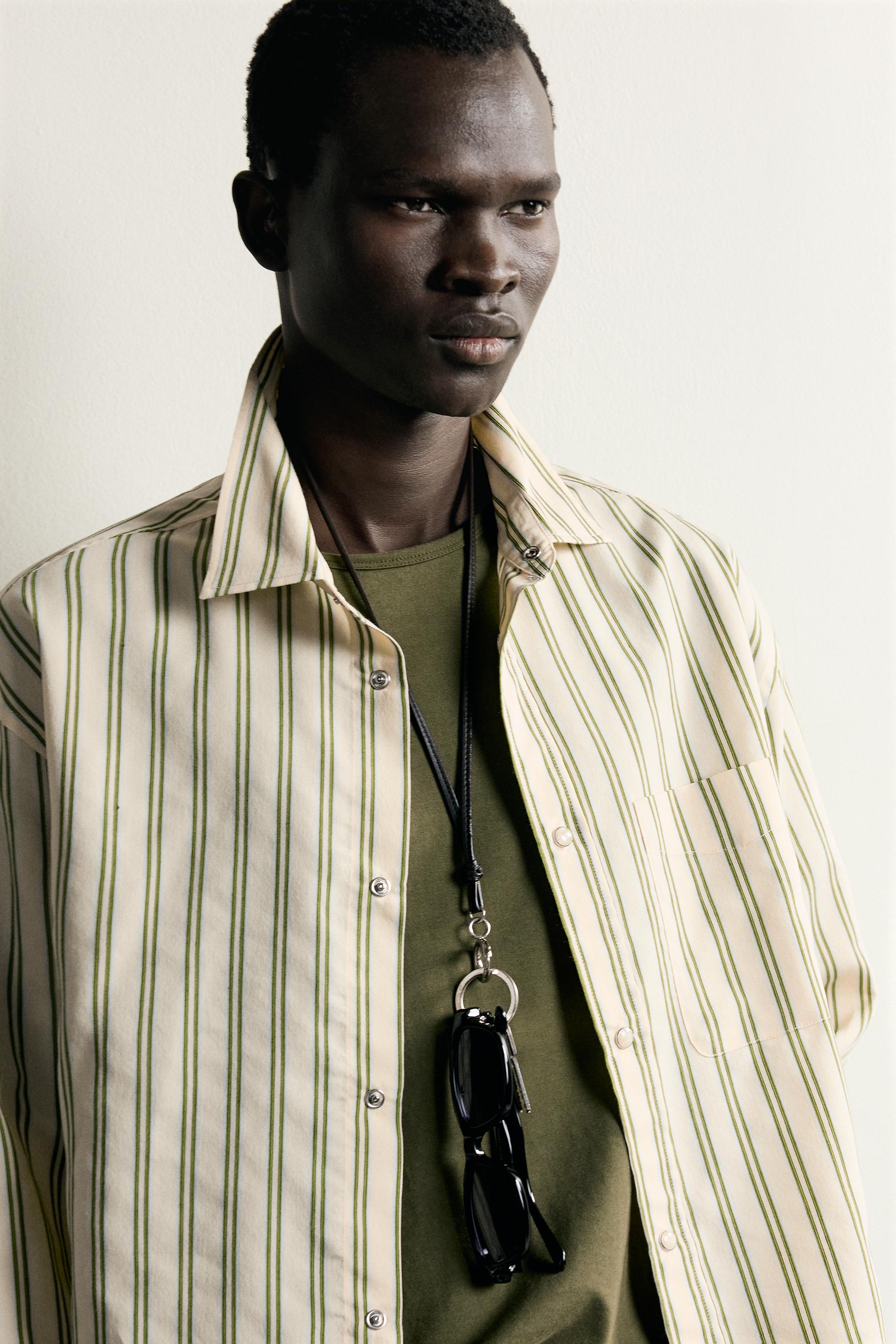 CHEMISE FLUIDE À RAYURES